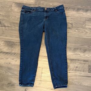 Maurices Dark Blue Skinny Jeans